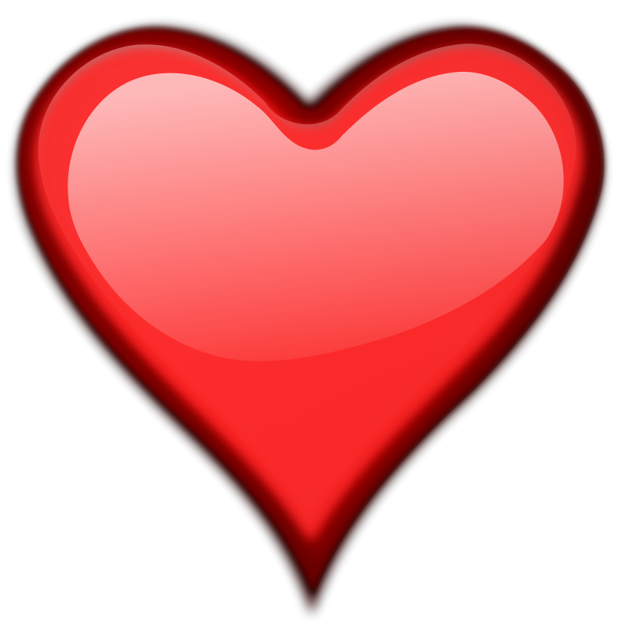 892x900 Clipart Of A Heart