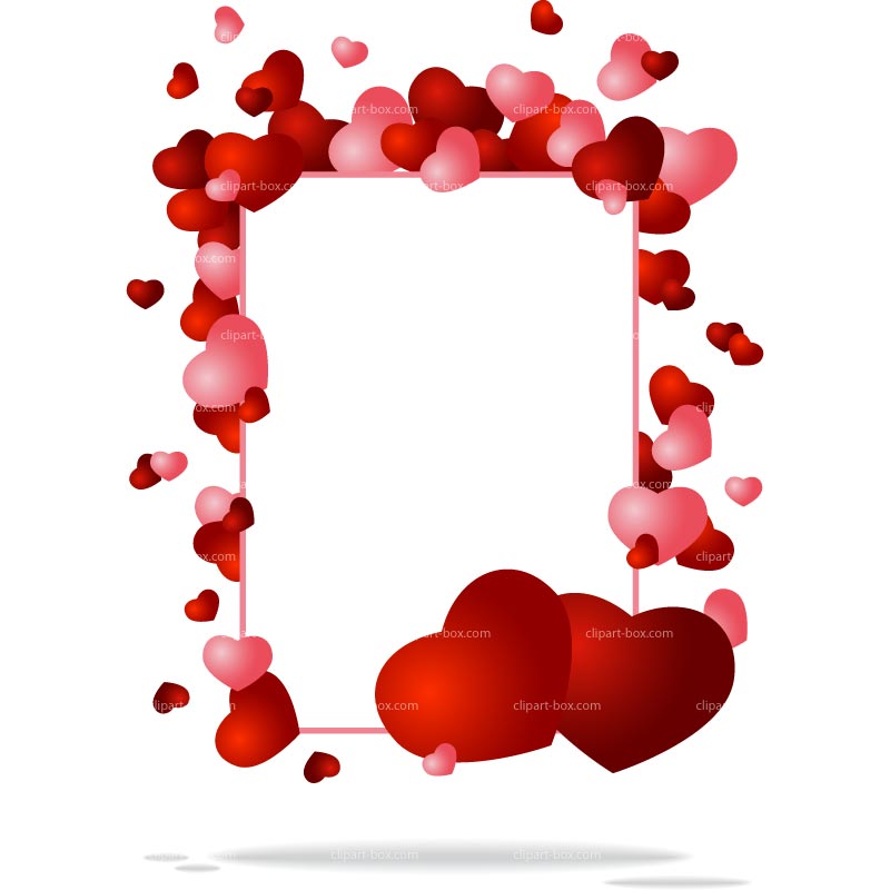 800x800 Heart Frame Clipart