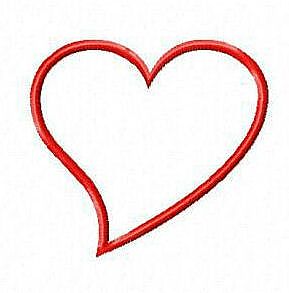 289x293 Clip Art Heart Outline Clipart Panda
