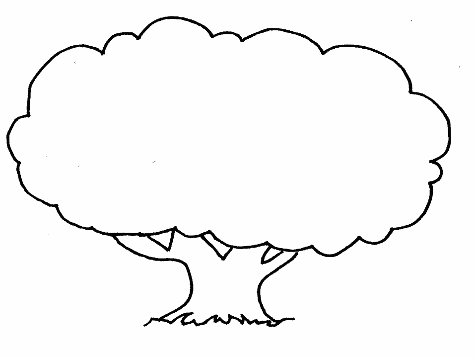 957x718 Tree Coloring Pages