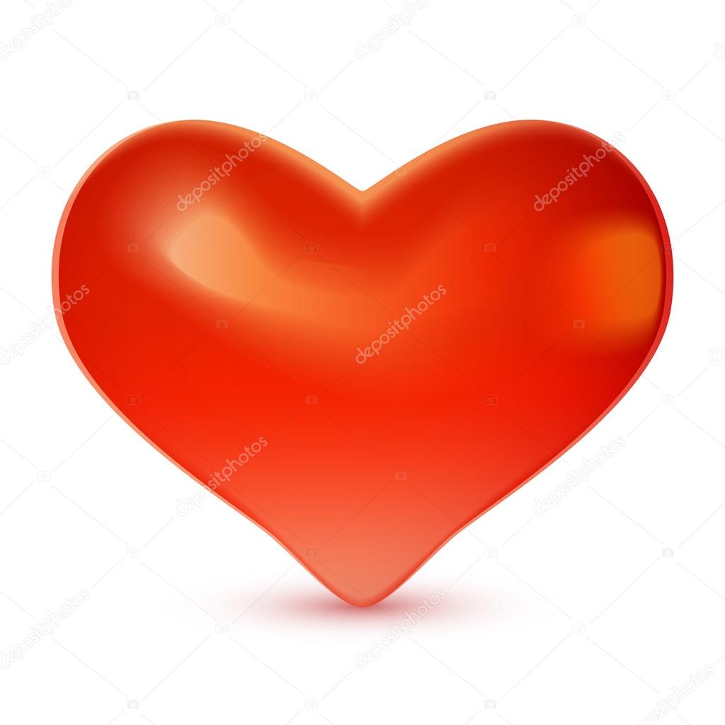1024x1024 Big Red Heart Stock Vector Jakegfx