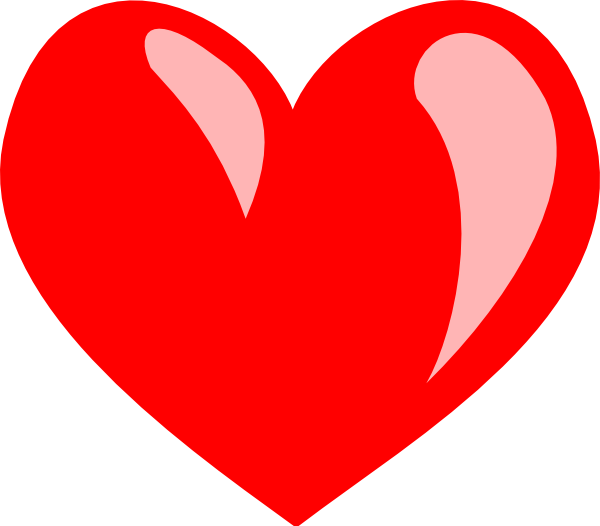 600x526 Red Heart Clip Art