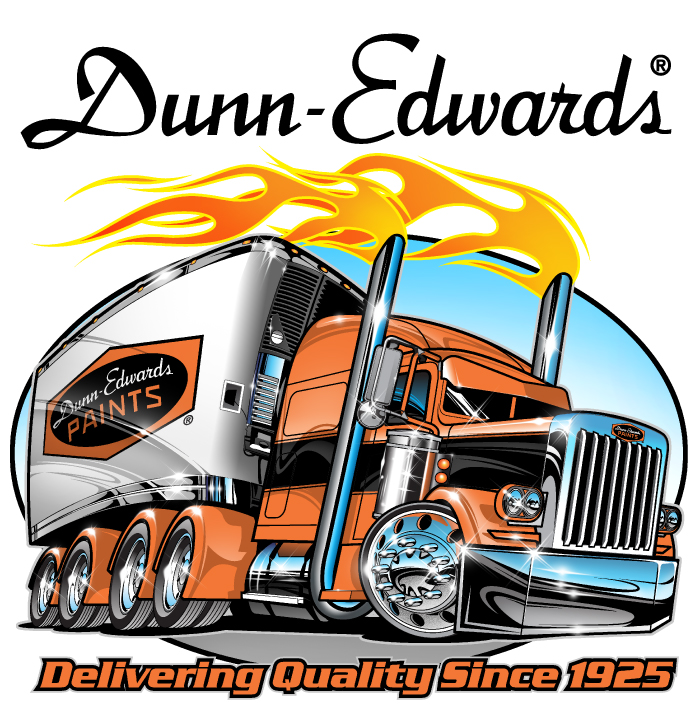 700x720 Dunn Edwards Big Rig Cartoon Truck By Cordova67