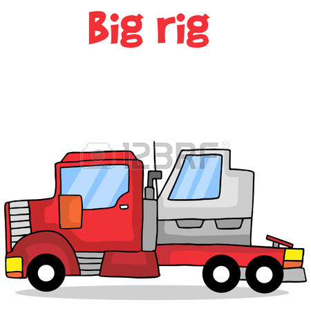 450x450 427 Big Rig Transportation Stock Vector Illustration And Royalty