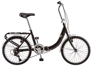 355x256 Schwinn 20 Inch Loop Folding Bike, Black Sports