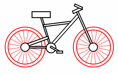 400x250 Drawing A Cartoon Bicycle