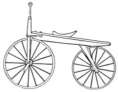 236x185 Vintage Magazine Advertising, Two Wheel Velocipede, Antique