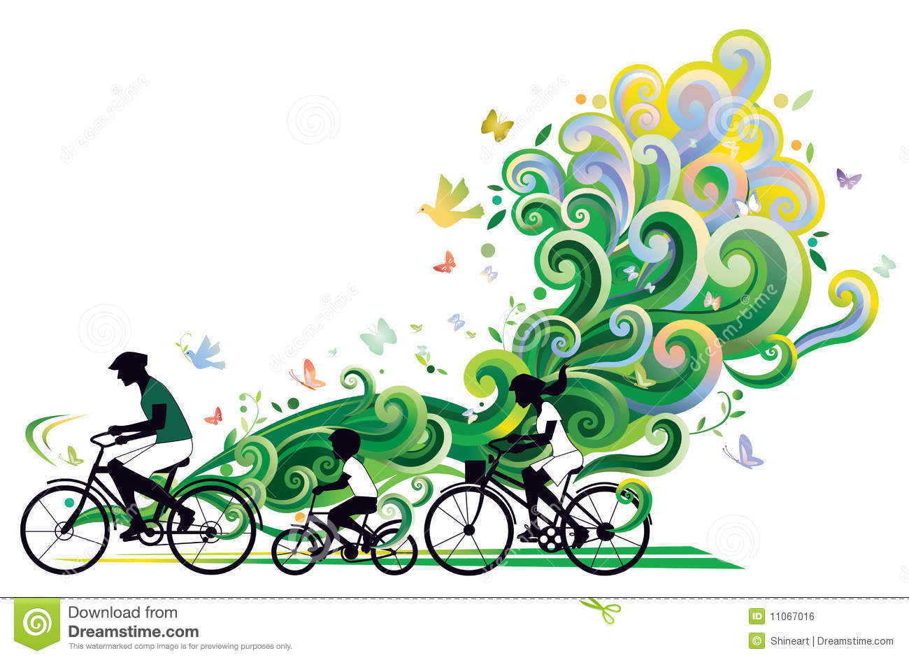 1300x944 Bicycle Clipart Family Cycling