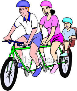 253x300 Family Bicycle Clipart, Explore Pictures