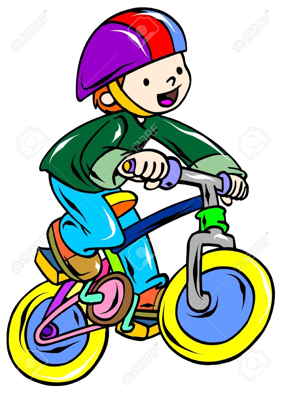 934x1300 Kid Riding A Bike Clipart
