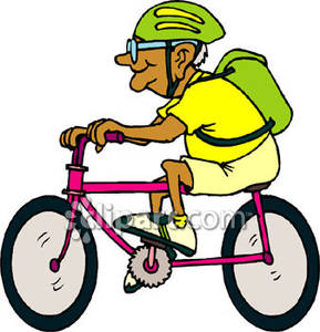 289x300 Old Man Riding A Pink Bike