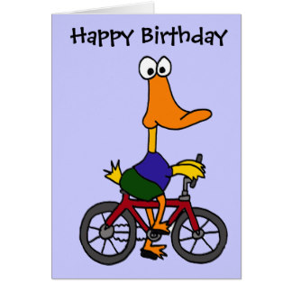 324x324 Bike Cartoon Greeting Cards Zazzle