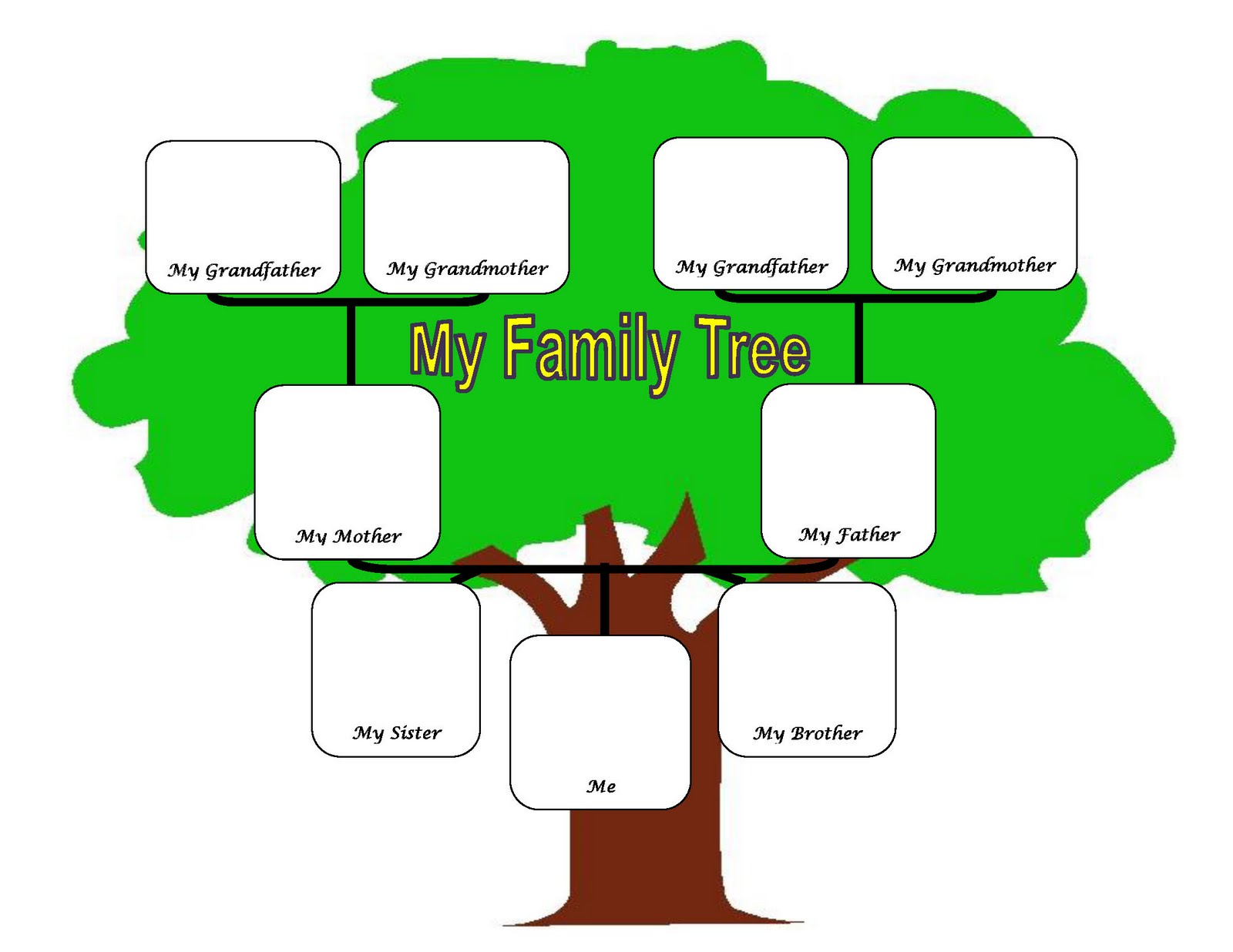 1600x1236 My Family Tree Clipart 2231218
