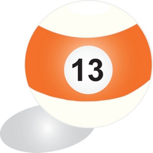 300x300 Billiards Clipart Image