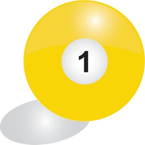 300x300 Billiards Clipart Image