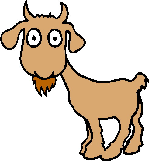 490x531 Billy Goat Clipart Kid Goat