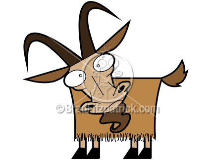 432x324 Cartoon Goat Clipart Character Royalty Free Goat Picture Licensing.