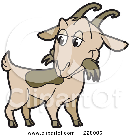 450x470 Billy Goat Clipart Graphic