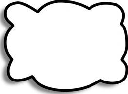 263x195 Blank Cloud Clip Art