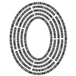150x150 Computer Binary Code Background Royalty Free Vector Clip Art Image