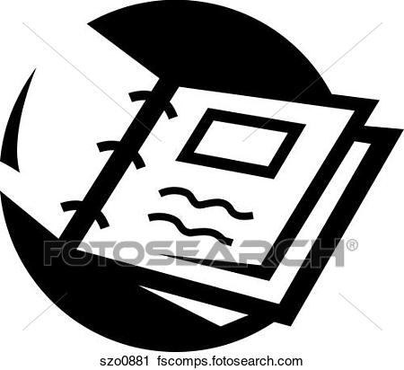 450x412 Clipart Of Illustration Of An Open Binder Szo0881