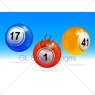 325x325 New 3 D Bingo Balls And Cards On Glowing Background Gl Stock Images
