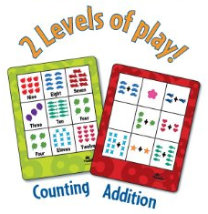 228x235 The Playful Otter Zingo! Number Bingo 1 2 3