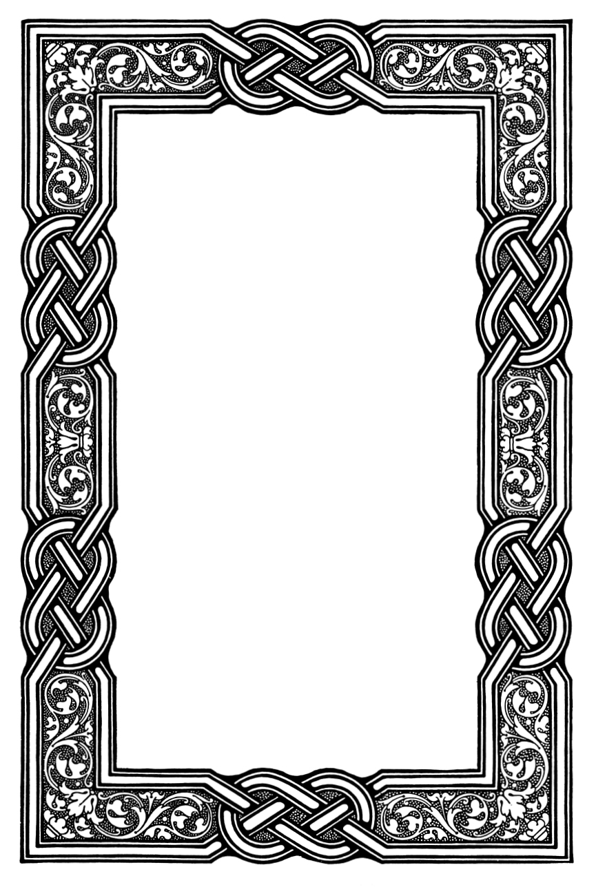 865x1288 Vine Border Clipart Chadholtz