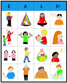288x350 Calm Down Bingo By School Counseling Is Magical Tpt