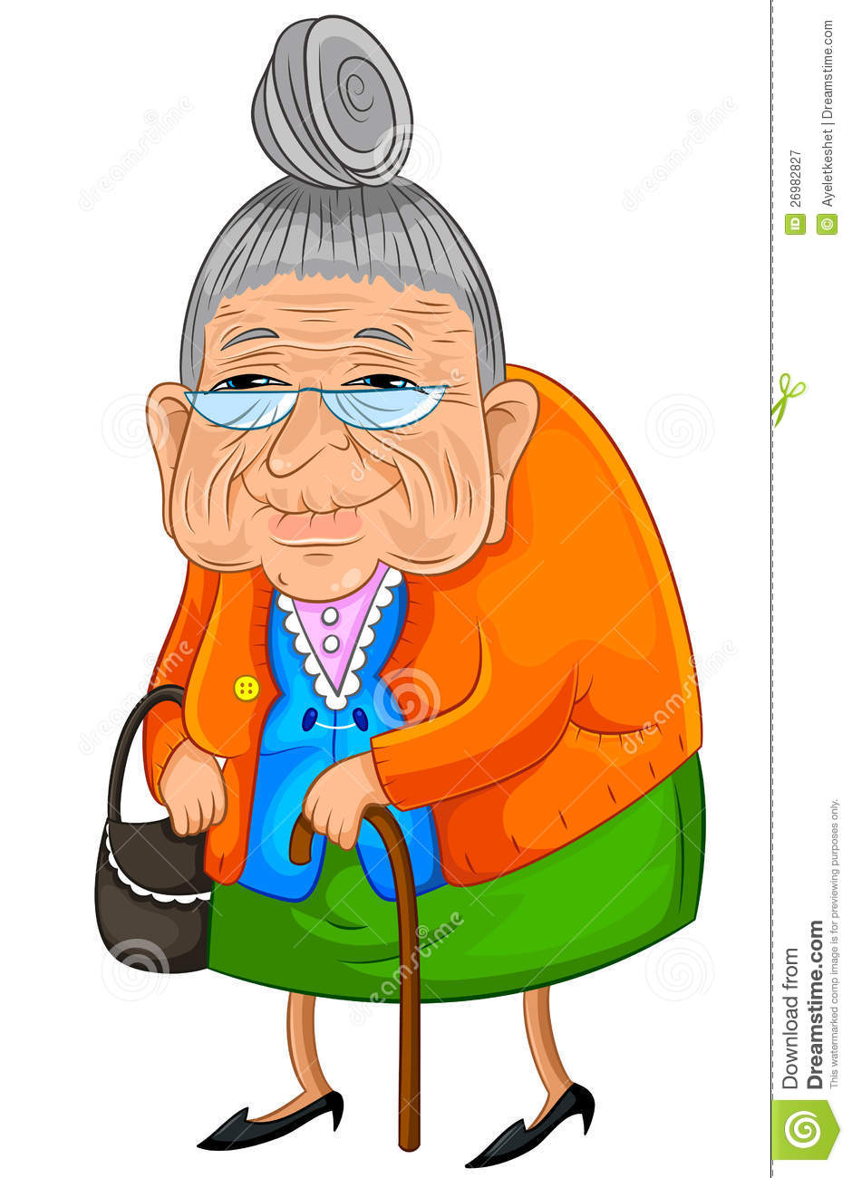 940x1300 Old Lady Cartoon Clipart