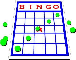 322x253 Bingo Card Clipart