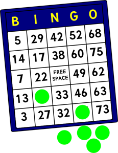 231x299 Bingo Card Png, Svg Clip Art For Web