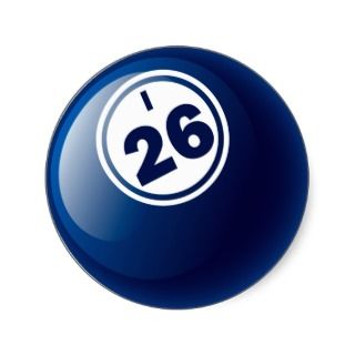 320x320 Bingo Ball Clipart