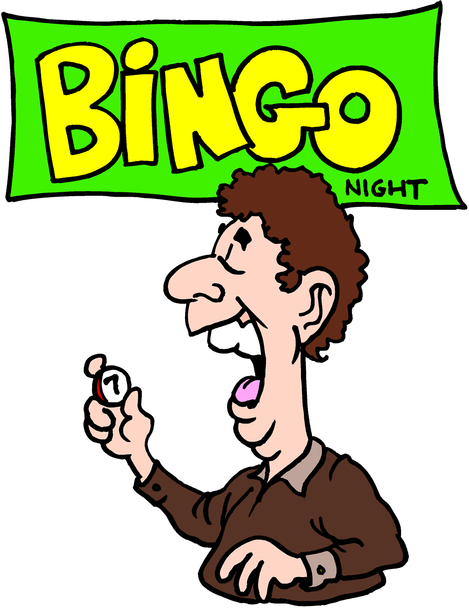 958x1243 Bingo Night Clip Art