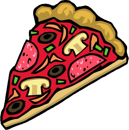 424x425 Pizza Place Clipart