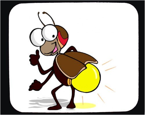 500x396 Firefly Insect Clipart