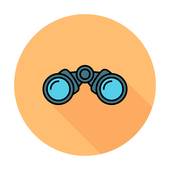 170x170 Binoculars Clip Art