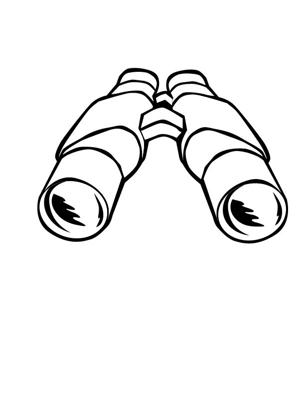 612x792 Binoculars Clip Art Chadholtz