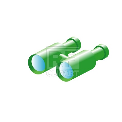 400x400 Binoculars Free Vector Clip Art Image