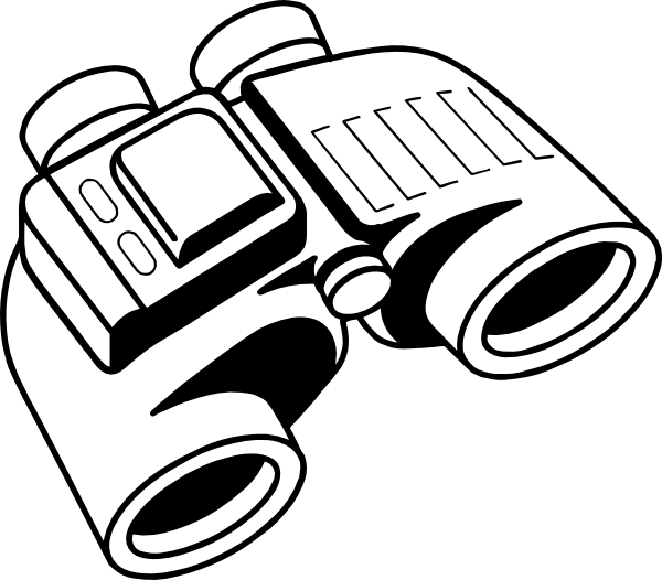 600x526 Binoculars Clip Art Free Vector 4vector