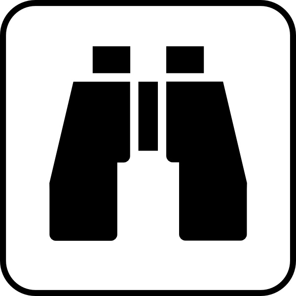 600x600 Binoculars Clip Art Free Vector In Open Office Drawing Svg ( Svg