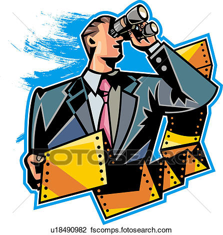 446x470 Clip Art Of Close Up Of Businessman Holding Computer Paper