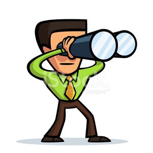 300x300 Man With Binoculars Stock Vectors