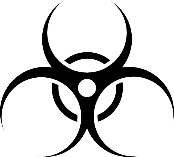 600x540 Biohazard Symbol Clip Art Free Vector In Open Office Drawing Svg