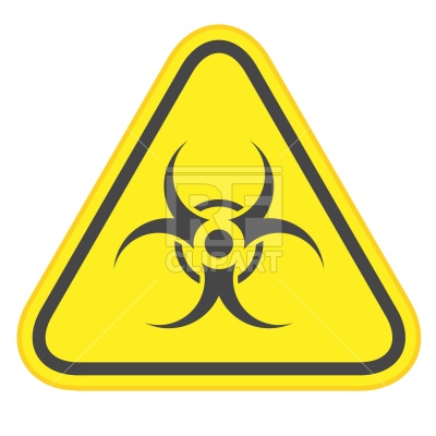 400x400 Biohazard Sign Royalty Free Vector Clip Art Image