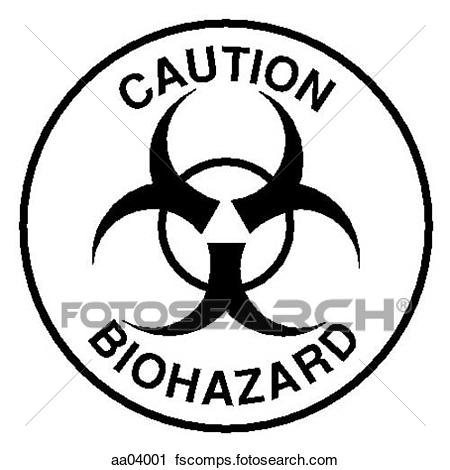 450x470 Clipart Of Biohazard Symbol Aa04001