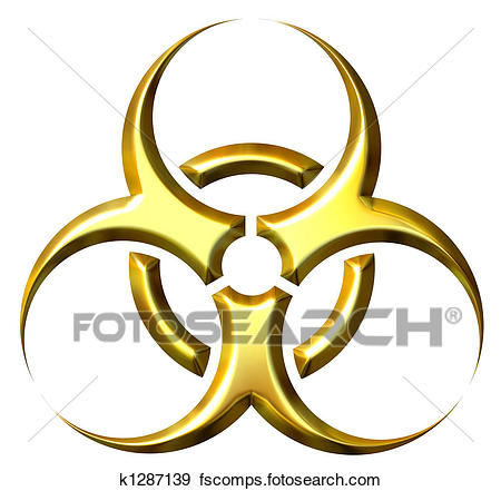 450x441 Stock Illustration Of Golden Biohazard Symbol K1287139