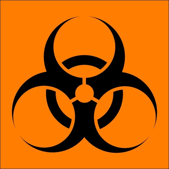 582x582 Biohazard Clipart Caution