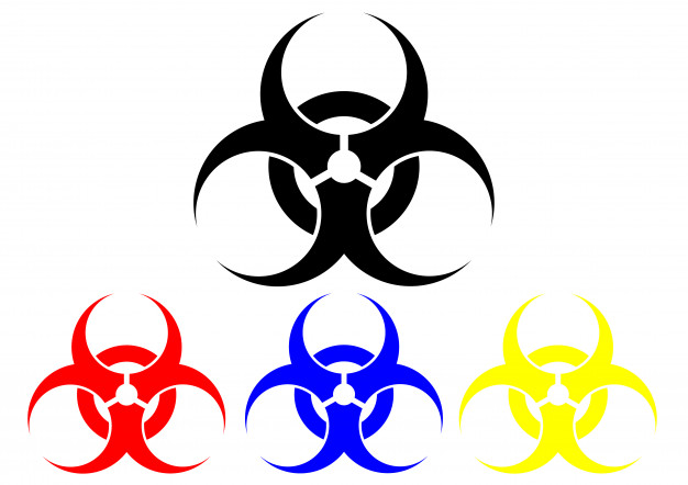 626x442 Biohazard Symbol Isolated Vector Premium Download