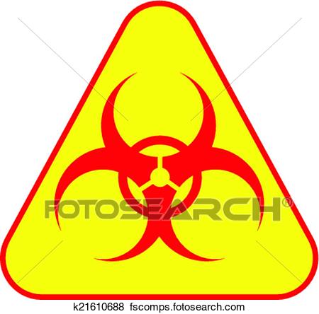 450x444 Clip Art Of Biohazard Sign,vector K21610688